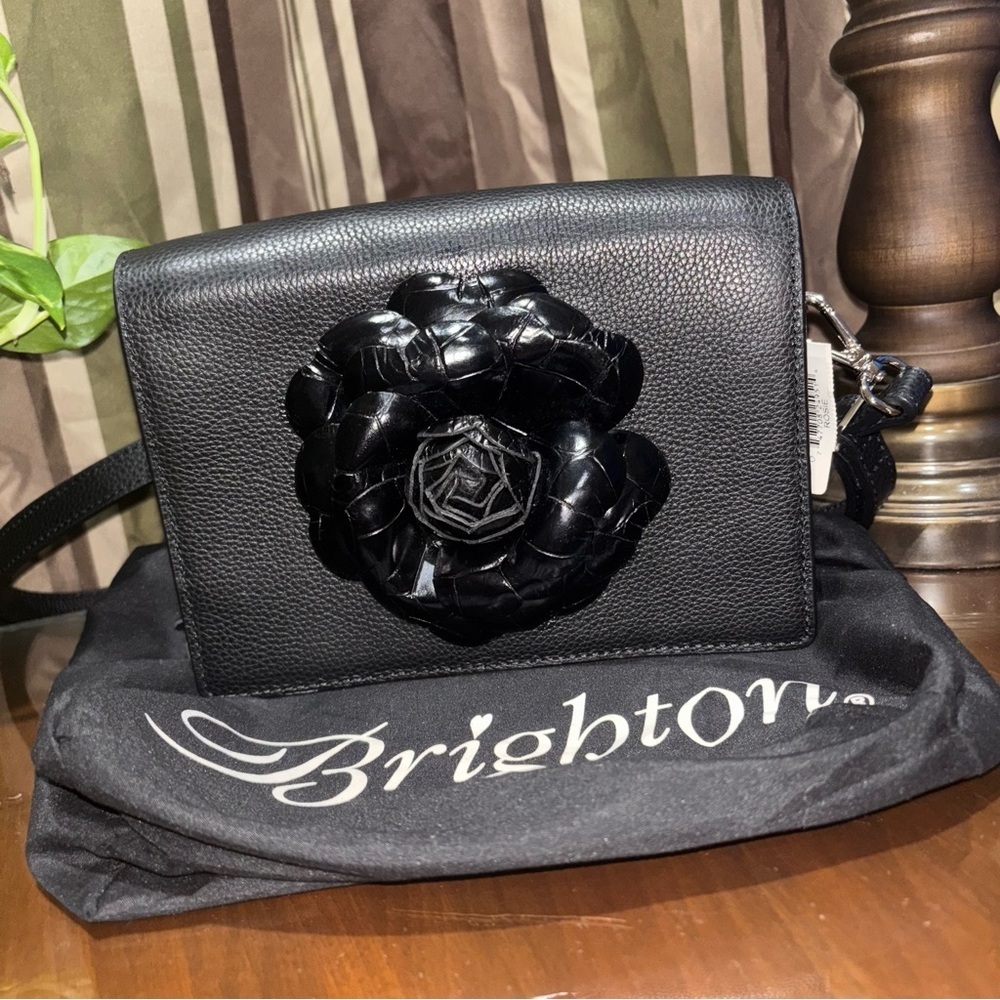 Brighton Rosaria Leather Purse – NWT! Crossbody with dust bag
